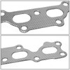 Aluminum Exhaust Manifold Header Gasket Set Compatible with 90-93 Mazda