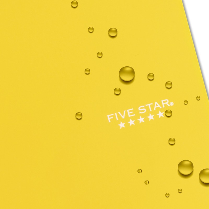 Five Star Spiral Notebook + Study App, 3 Subject, Wide