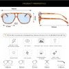 QVKUUT Retro Rectangular Sunglasses for Men and Women Rectangle Retro