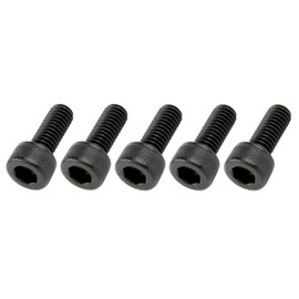 POSH 900615-K1 Motorcycle Supplies, Cap Bolts, Stainless Steel, Black, 5 Pieces