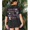 Sulayesh Oversized Christian Shirts for Women God is Within Her