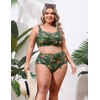 Hanna Nikole High Waisted Bathing Suits for Women Plus Size