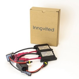 Innovited 2pcs 35w 12v HID Replacement Slim Ballast for H1 H3 H4 H7 H10 H11 9005 9006 D2r D2s All Sizes