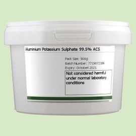Aluminium Potassium Sulphate 500g Including Delivery
