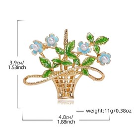 Forget Me Not Pins Badge Memorial Flower Brooch Memorabilia Decorations Gifts (Type B)