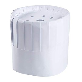 Royal 7 Inch Pleated Chef Hats with Comfort Bands, Package of 28