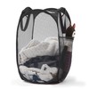 Collapsible Mesh Pop Up Laundry Hamper with Sturdy Handles and