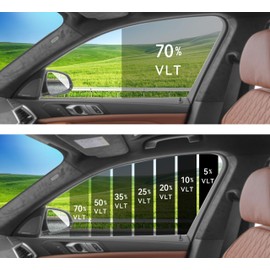 AUTOTEK Precut Window Tint Film Front Two Door Windows Film Cars Sun Blocking Protection Privacy Anti Shatter Glass 2 Ply Computer Cut Any Tint Shade for Ford F250 Crew Cab 2017-2025