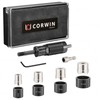 CORWIN1004 Metal Sheet Hole Punching Impact Screwdriver Adaptor - Fast