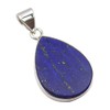 SilverStarJewel Solid Sterling Silver Lapis Lazuli Pendant 3cm Latest Style,