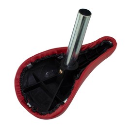 12" BMX Kids Bike Saddle W/ 22.2mm Post, Various Colros (Red)