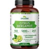 Zazzee Citrus Bergamot 25:1 Extract 1200 mg, 40% Polyphenolic Flavanones,