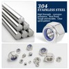 Vifmy Metric Hex Nuts & Locknuts Assortment Kit(360Pcs)，M3 M4 M5