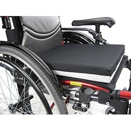 Karman Deluxe Wheelchair Cushion, Black, 18"x16"x2"