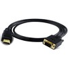 Multibao HDMI to VGA Cable, 1080P Gold plated Built-in IC