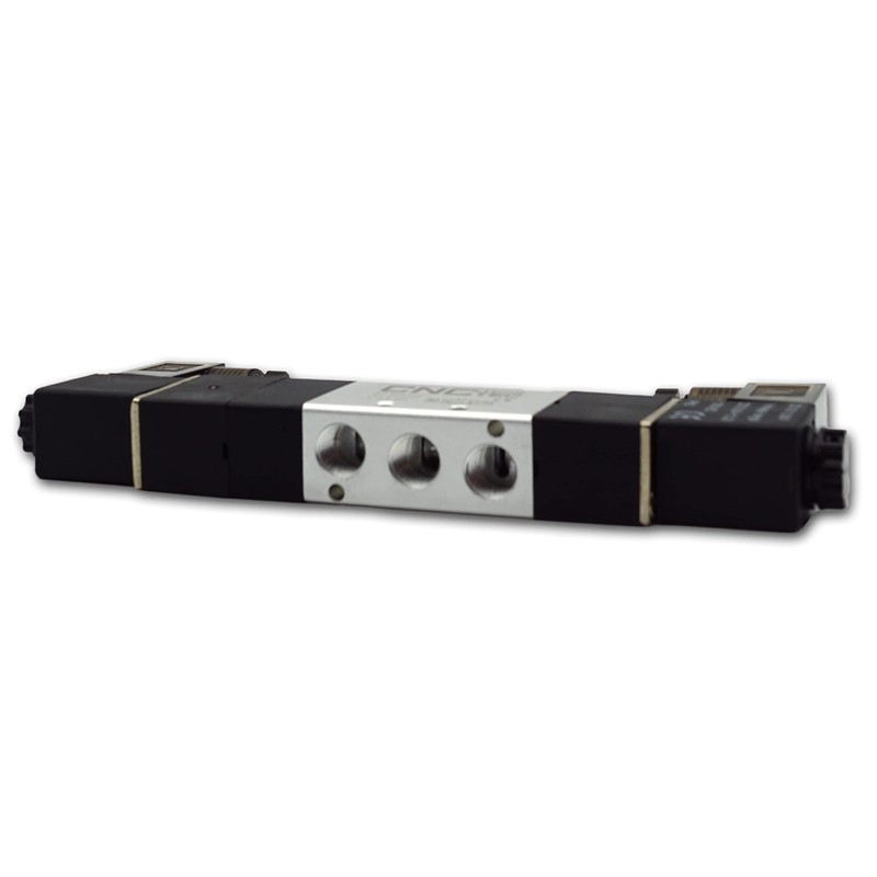 Pneumatic Solenoid Directional Valve 5/3 Way Valve 1/8 Inch 12