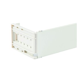 Kenney Classic 2.5 Adjustable Projection, 48 to 86-Inch Wide Pocket Curtain Rod, White