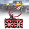 36mm RC Motor Heatsink, Double Cooling Fan Adjustable Motor Radiator