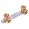 Aqbau® Mounting Unit, Mounting Plate, Wall Plate for Bathroom Taps,