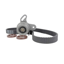 DNJ TBK134 Kit de correa de distribución con bomba de agua compatible con Hyundai Accent 2000-2002 1.5L L4 SOHC 12V 1495cc