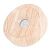 Wood Light Display Base 360 Degree Rotation Beech Grain Colorful