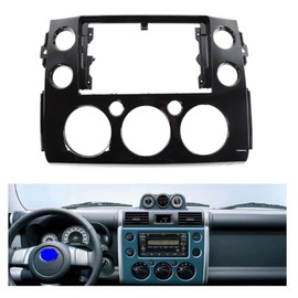 Fits for Toyota FJ Cruiser 2007-2018 Black Car Radio Stereo Fascia Frame Double DIN 9 inch Dash Installation Mounting Kit