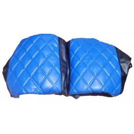 Black Diamond Nokins Golf Cart Diamond Seat Cover Blue Stitch P Type NEW.