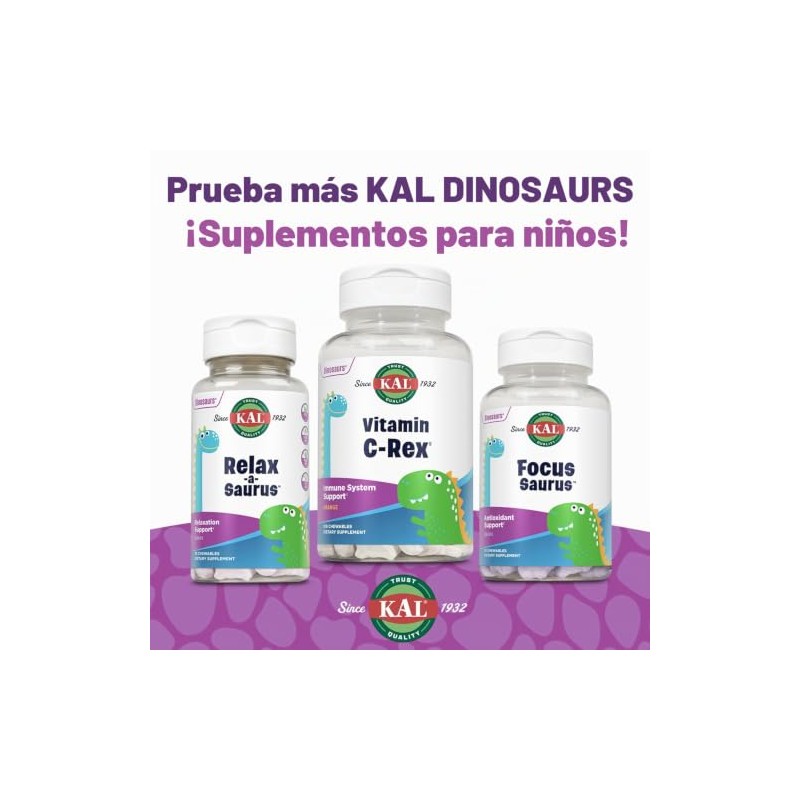 Kal Kid's Multisaurus Vitamins & Minerals | Children's Chewable Once