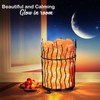 Himalayan Glow Pillar style Salt Basket Lamp with salt chunks,