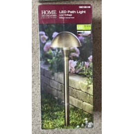 Home Decorators EPC05-LED Low Voltage 16.5” Brass LED Path Light, Bronze Finish