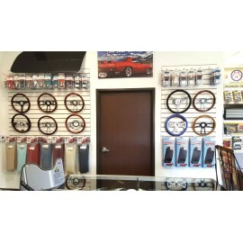 Forever Sharp 1963 1/2 -1964 Ford Galaxie, Fairlane Black Steering Wheel Adapter 5/6 Hole