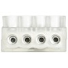 Burndy BIBS4-4 Unitap Multi Port Single Sided, 4 Ports, 14-4