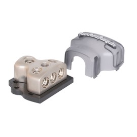 Rockford Fosgate RFD4 1/0 AWG 4 AWG Distribution Block - Platinum
