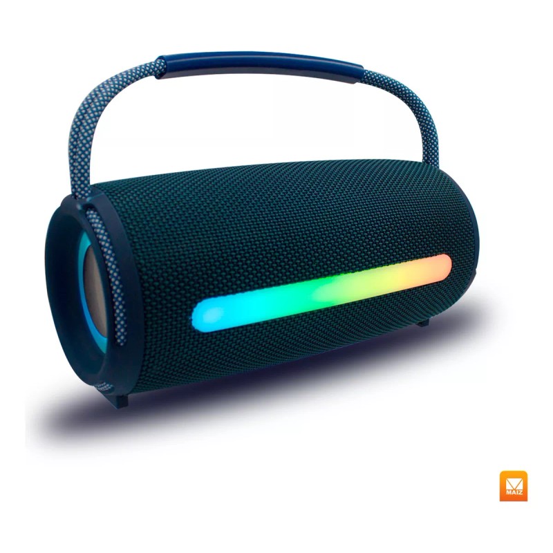 Maíz Bocina Radio Fm Luz Led Recargable Usb Bluetooth Portatil