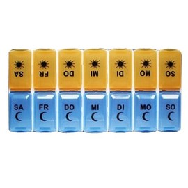 Weekly 12062 Weekly Pill Box - 2 Compartments per Day