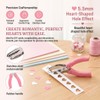 1/4 Inch Heart Shaped Hole Punch 2Pcs Hand Held Single