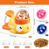 FeiFanChoice Dog Treat Dispenser Toy, Interactive Duck-Shaped Puzzle Feeder for
