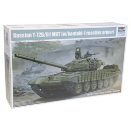 Trumpeter Russian T-72B/B1 MBT with Kontakt-1 Model Kit (1:35 Scale)