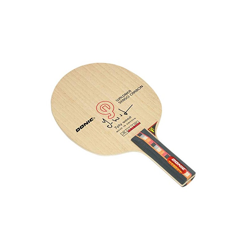 Donic Table Tennis Racket Waldner Senso Carbon, Concave, 7 Ply,