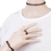 1/12 Sets Jewellery Sets Tattoo Choker Elastic Necklace Ring Bracelet