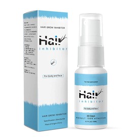 LINEDSON Hair Growth Inhibitor for Face, Hair Inhibitor Permanent Spray for Women & Men Apply Hair Stop Growth on Face, Arm, Leg, Armpit After Hair Removal Depilatories