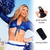 Gosknor 2pcs Cheer Bow Holders, 19 Inch Cheerleader Pom Pom