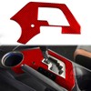 Car Center Console Gear Shift Cover Sticker Interior Trim Real