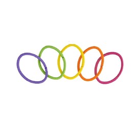 Ligas para cabello Equate multicolor 15 piezas