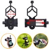 TRAMILY Universal Phone Adapter Mount - Compatible Binoculars, Monocular Spotting