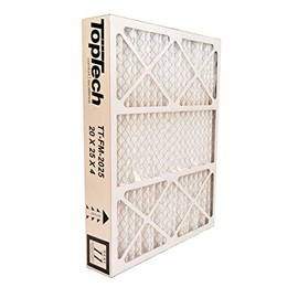 TopTech TT-FM-2025 TechPure TTFM2025 Air Filter 20x25x4 Top Tech OEM Cartridge 20 by 25 by 4 in Furnace MERV 11 for Carrier TT-MAC-2522 TT-MAC-2025