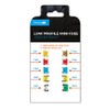 Simply 10 pcs Low Profile Mini Fuse Assortement - 5A,