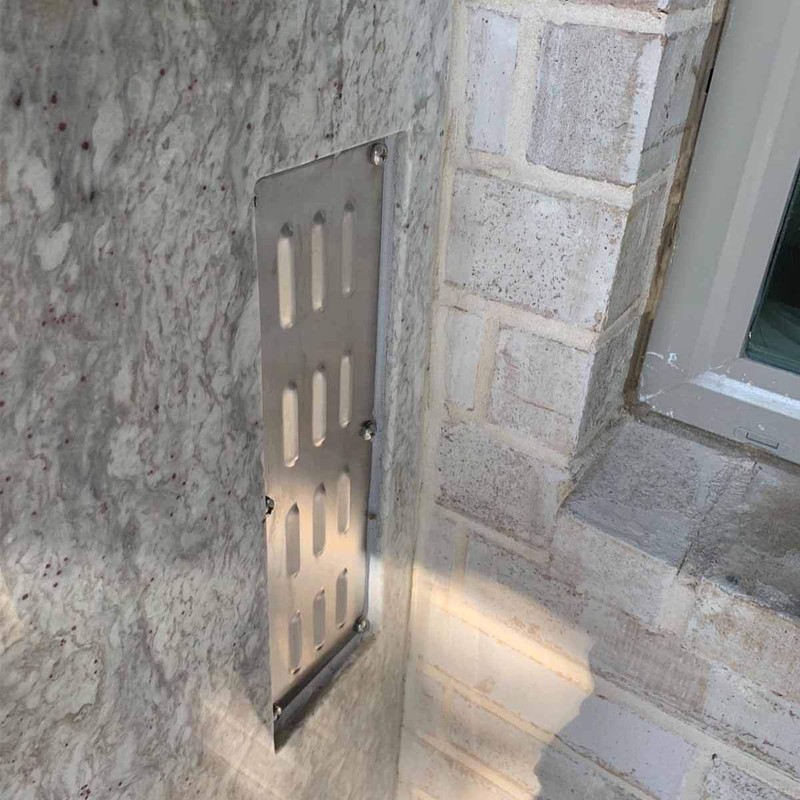Skyflame Stainless Steel Venting Panel for Masonry Fire Pits and