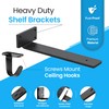 Shelf Brackets Floating Shelf Bracket - 6 Pack Metal Hooks