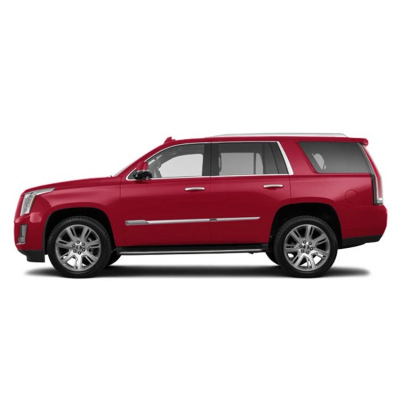 GM Door Handle Bezel Red Passion Chrome 2015-2019 Escalade Tahoe